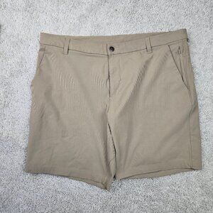 Lululemon Shorts Mens Size 38x8 Beige ABC? Air Classic Fit Chinos Golfer Stretch